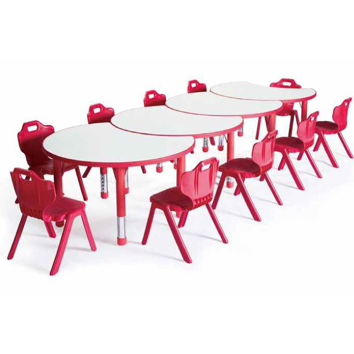 Crescent Table Chair Set Manufacturer in Rajgarh