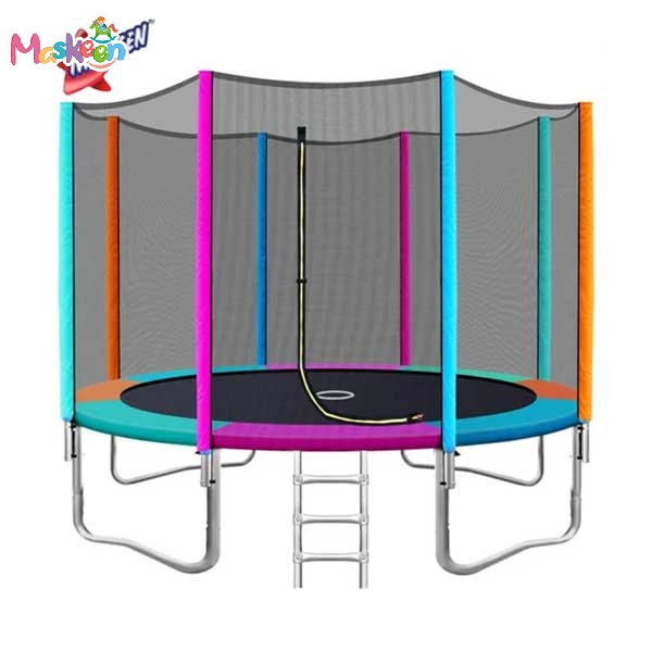 MULTICOLOR TRAMPOLINE WITH SAFETY NET Manufacturer in Bajali