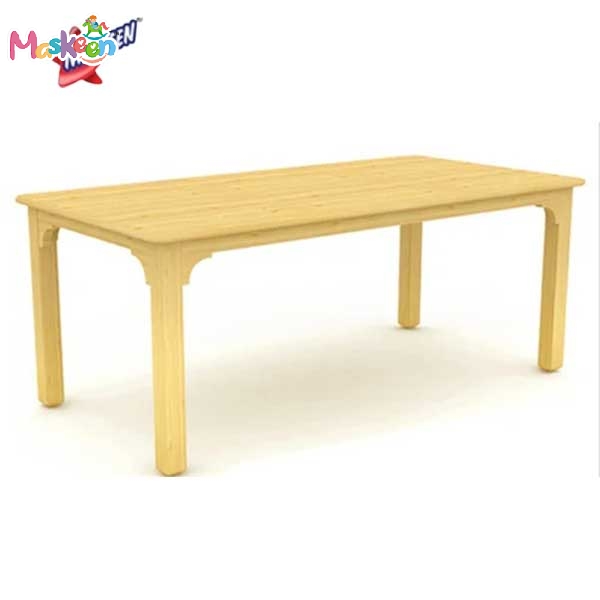 Rubber Wood Rectangle Table Manufacturer in Delhi NCR