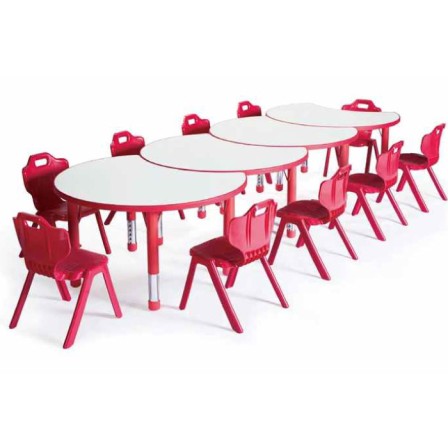 Crescent Table Chair Set Manufacturer, Supplier in Dindigul