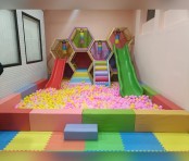 Hexagon Indoor Soft Play Area with Double Slide Manufacturers, Supplier in Delhi NCR