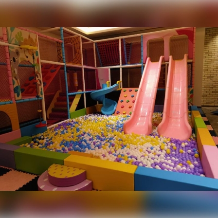Indoor Ball Pool Play Area with Multi Play Structure Manufacturer in Delhi NCR