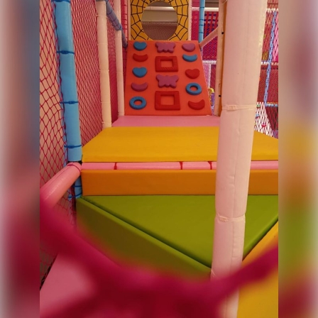 Indoor Soft Play Climbing Ramp with Activity Wall Manufacturer in Delhi NCR