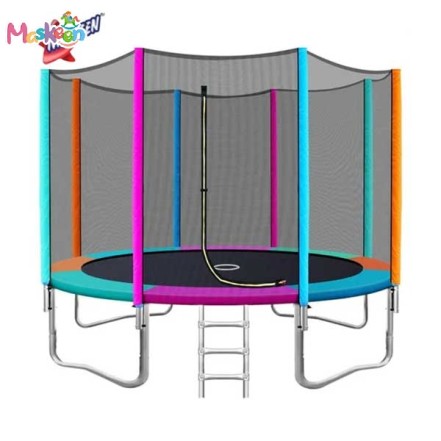 MULTICOLOR TRAMPOLINE WITH SAFETY NET Manufacturer in Simdega