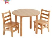 Round Rubber Wood Twin Set Manufacturers, Supplier in Delhi NCR