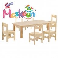 Rubber Wood Fancy Table Chair Set Manufacturer in Dehradun