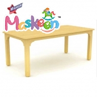 Rubber Wood Rectangle Table Manufacturer in Kheda