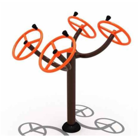 Taichi Spinner Outdoor Fitness Manufacturer in Birbhum