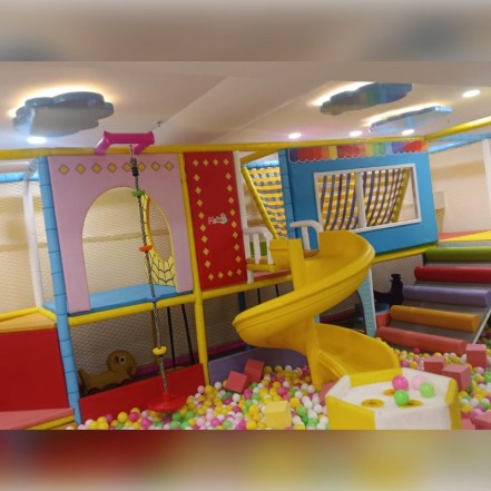 Indoor Soft Play Area with Spiral Slide Manufacturer in Barabanki