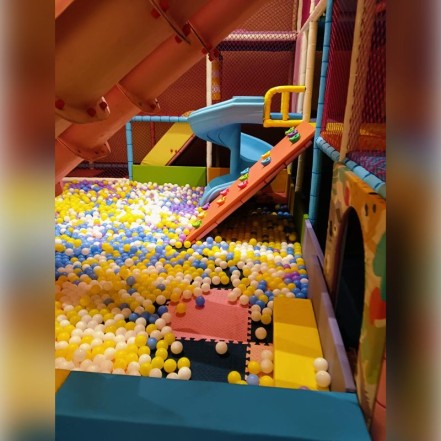 Indoor Playground Equipment with Ball Pool and Climbing Wall Manufacturer in Barabanki